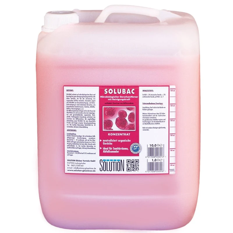 Solution SOLUBAC reinigender Geruchskiller