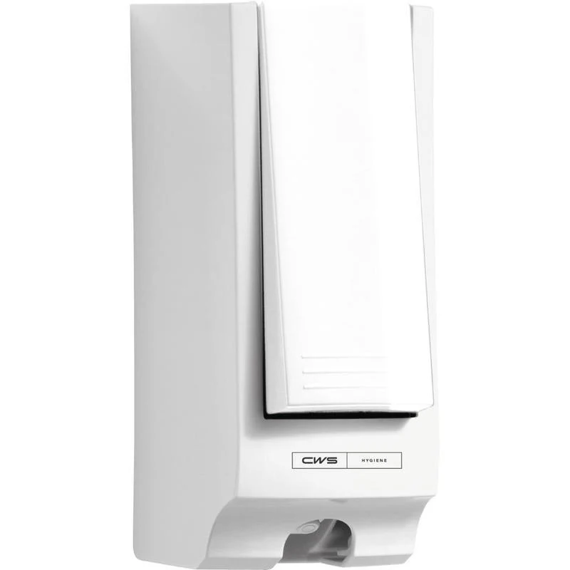 CWS ParadiseLine Toilettensitzreiniger-Spender SeatCleaner inklusive Panel Weiß | 1 Stück
