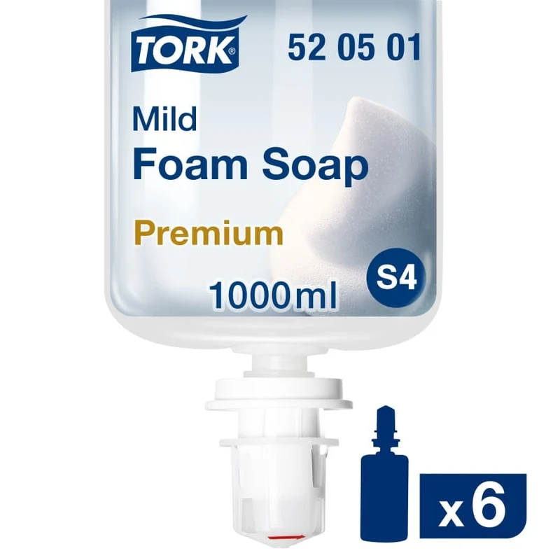 Tork milde Schaumseife S4 transparent, 1 l