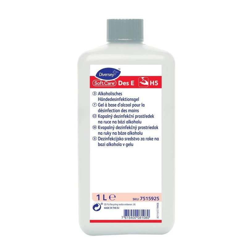 Soft Care Des E H5 VAH-gelistetes, gelförmiges Händedesinfektionsmittel