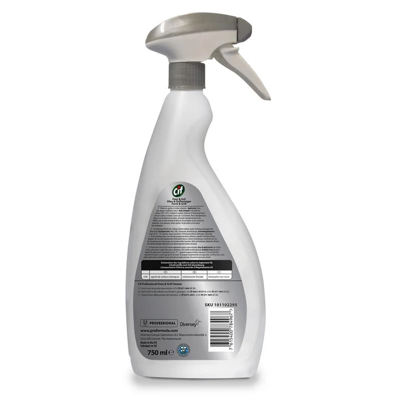 Cif Professional Ofen- und Grillreiniger, Grillreiniger | Flasche (750 ml)