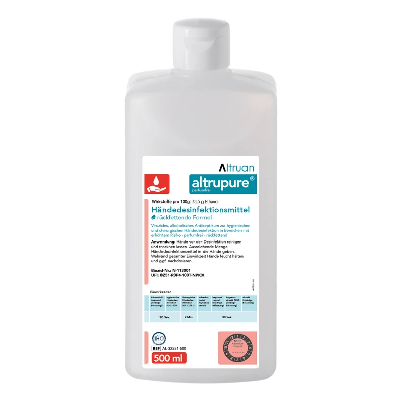 Altrupure® Händedesinfektionsmittel | Flasche (500 ml)