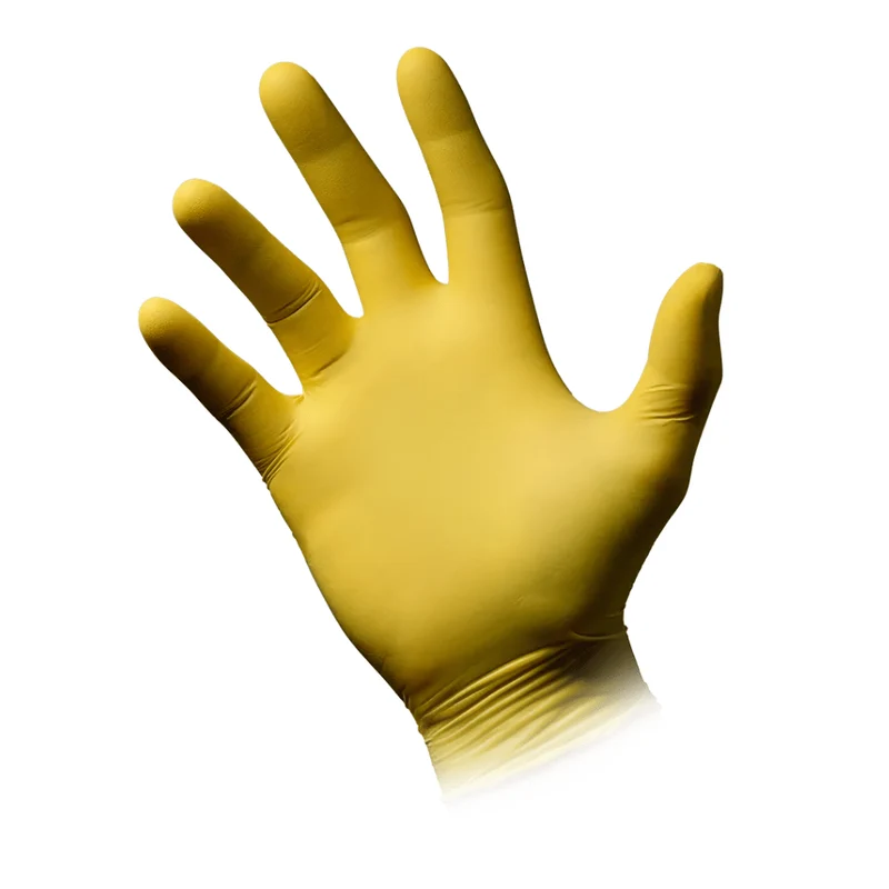 AMPri STYLE LEMON Nitrilhandschuhe puderfrei by MED-COMFORT, Gelb