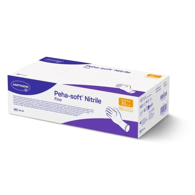 Peha-soft® nitrile fino Einweghandschuhe, puderfrei
