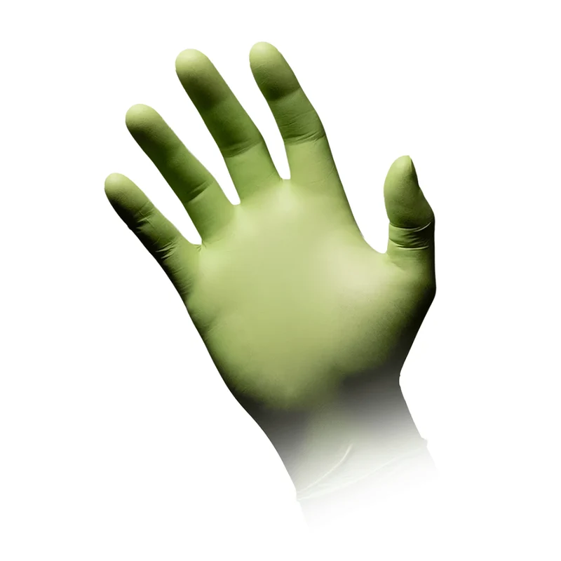 AMPri STYLE APPLE Nitrilhandschuhe puderfrei by MED-COMFORT, Apfelgrün