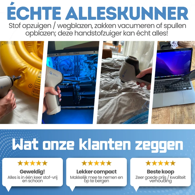 3-in-1 - Handstofzuiger