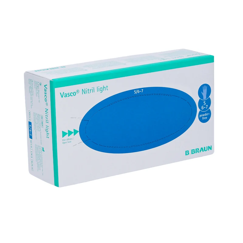B. Braun Vasco® Nitril light Untersuchungshandschuhe, 100/90 Stück