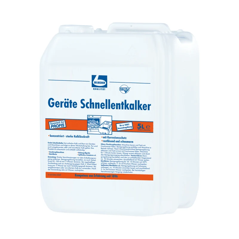 Dr. Becher Geräte Schnellentkalker