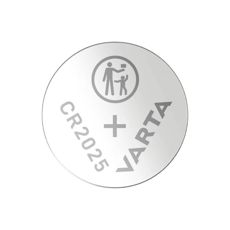 Varta Knopfzelle CR2025, 160 mAh, Lithium Coin - 1 Stück | Packung (1 Stück)