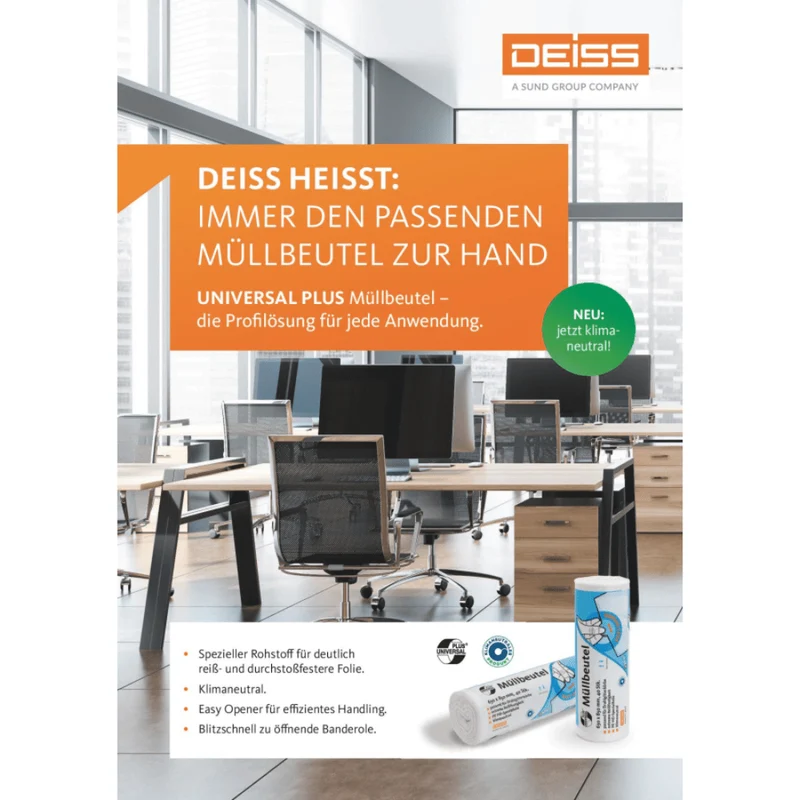 DEISS 49801 - 600x720+200 mm transparent | Packung (20 Stück)