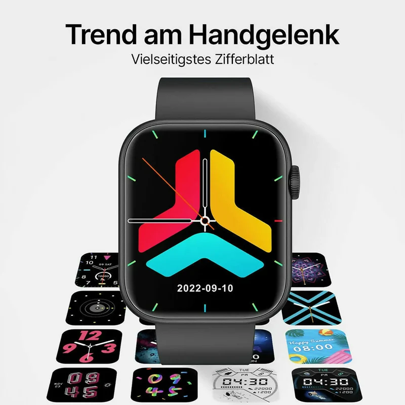 Smartwatch mit umfassenden Gesundheitsfeatures / IP67 Wasserdichtigkeit / 35 Tage Akkulaufzeit / 100 Sportmodi