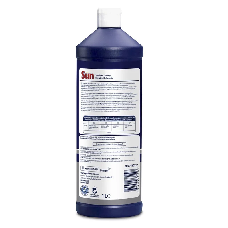 Sun Professional Klarspüler für Haushaltsgeschirrspülmaschinen ab 1L