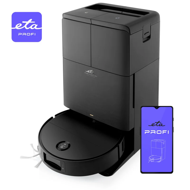 Roboterstaubsauger ETA Triton AI Aqua Pro 8993 90000 schwarz