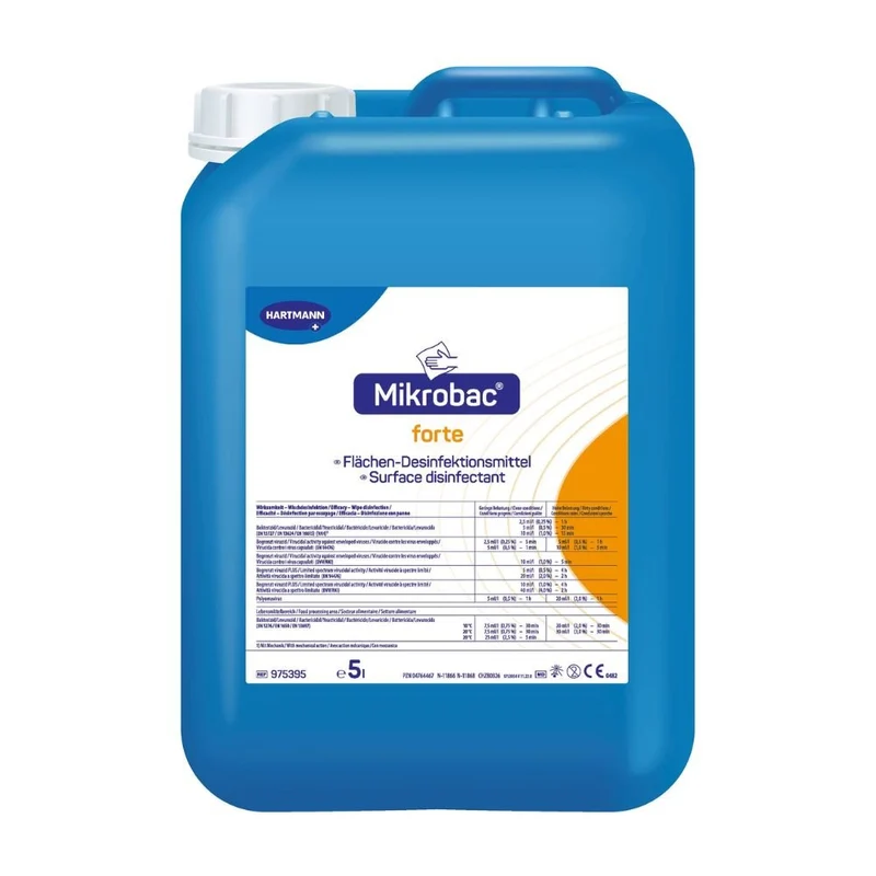 Bode Mikrobac® forte Flächen-Desinfektionsreiniger - 5 Liter | Kanister (5 l)