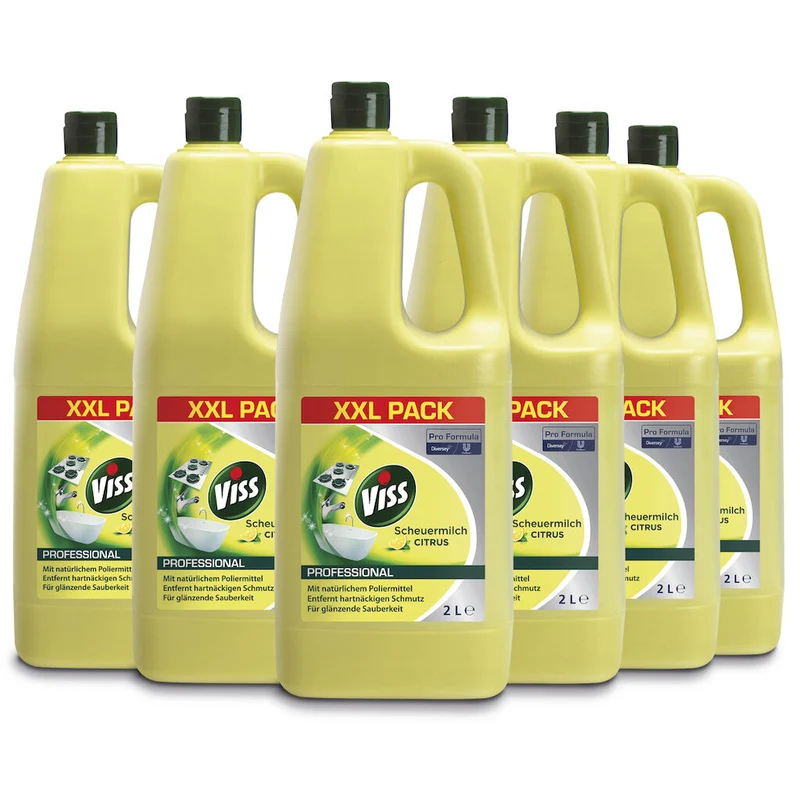 Viss Pro Formula Scheuermilch Citrus Cremereiniger mit natürlichen Mikropartikeln