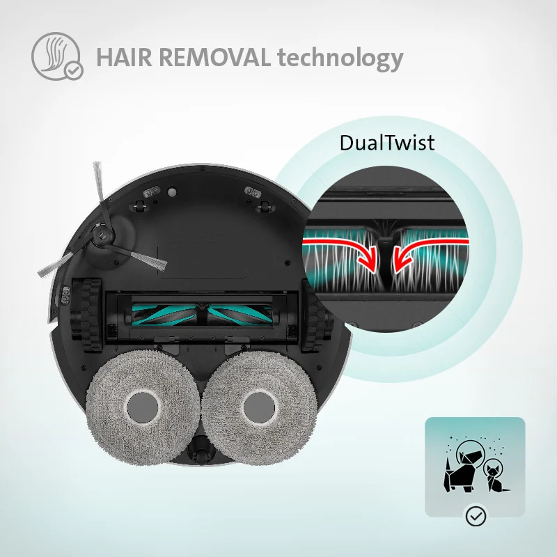 Roboterstaubsauger ETA Master Aqua Pro 7229 90010 schwarz
