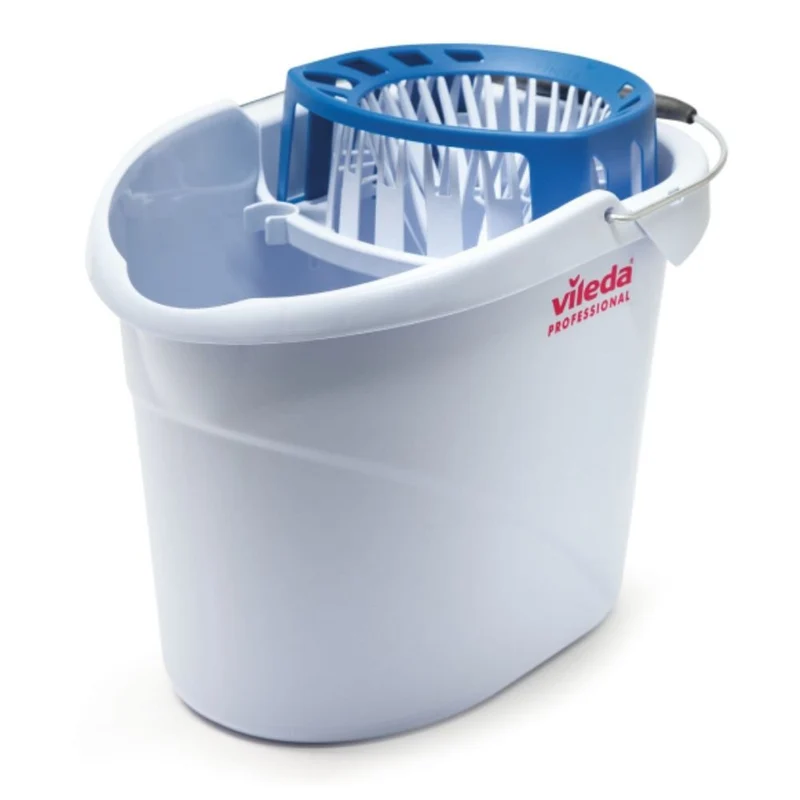 Vileda Professional Supermop Eimer 10l mit Wringer | Packung (1 Stück)