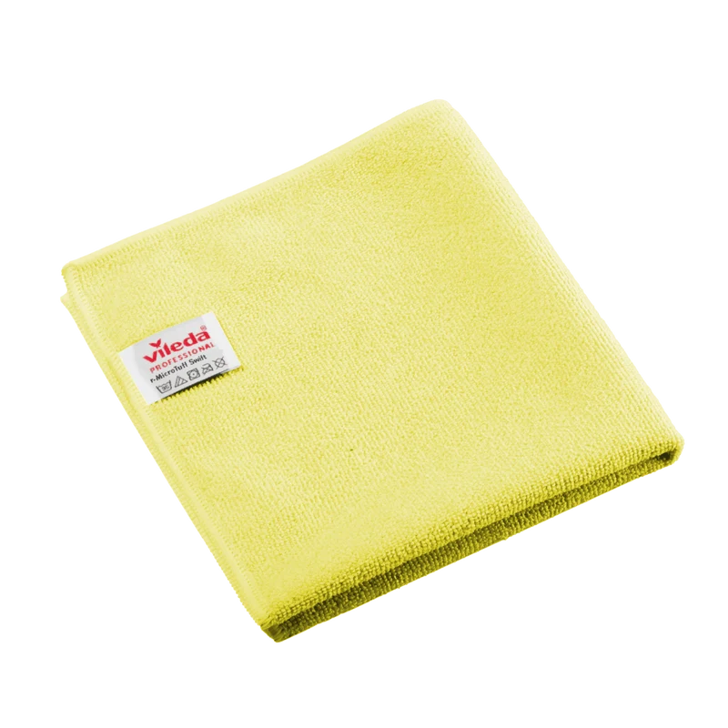 Vileda Professional r-MicroTuff Swift Microfasertuch, verschiedene Farben | Packung (5 Tücher)