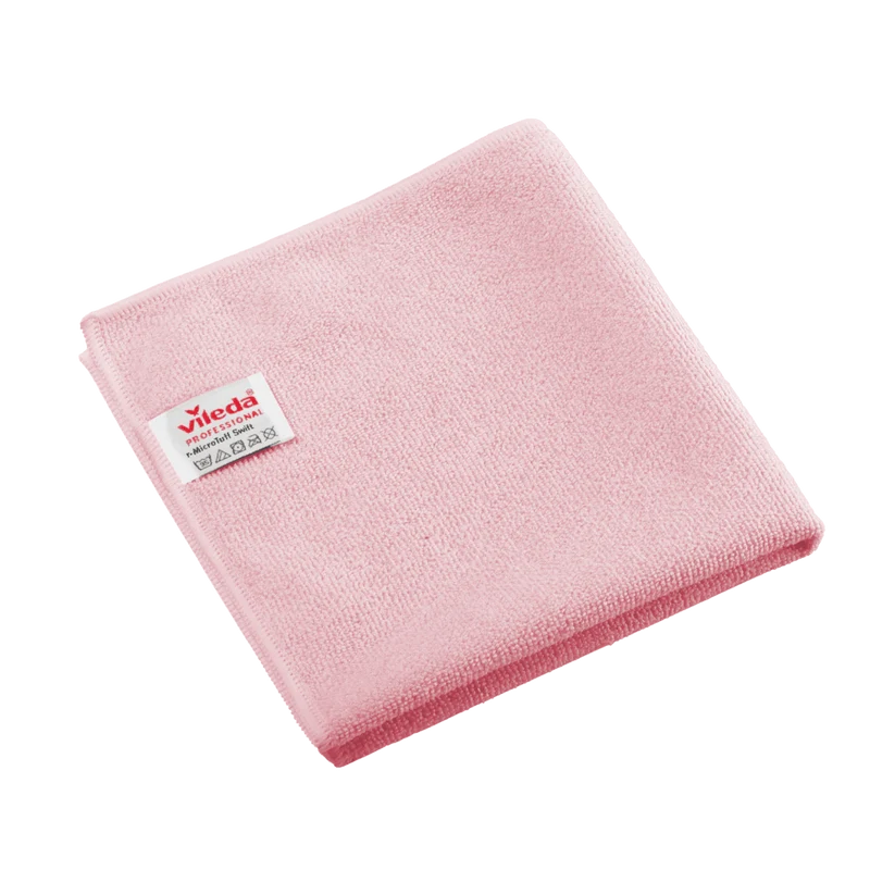 Vileda Professional r-MicroTuff Swift Microfasertuch, verschiedene Farben | Packung (5 Tücher)