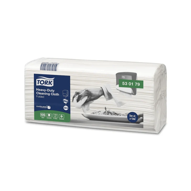 Tork 530179 Extra-Starke Reinigungstücher Premium W4 | Karton (4 Packungen)