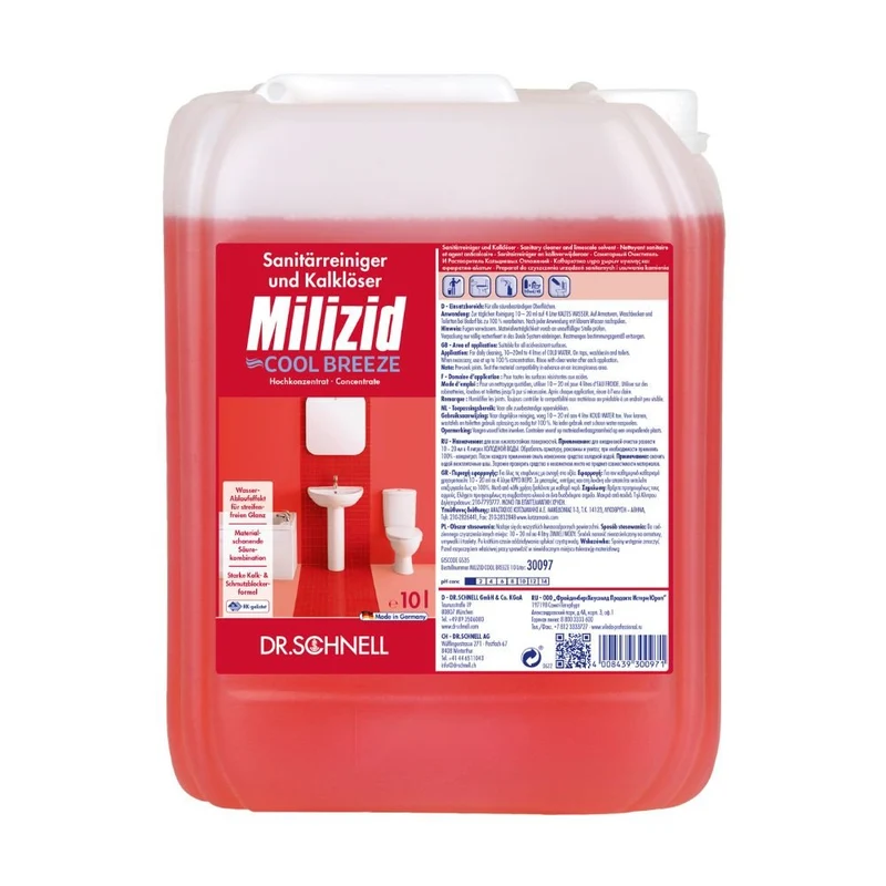 Dr. Schnell Milizid Cool Breeze Sanitärreiniger und Kalklöser