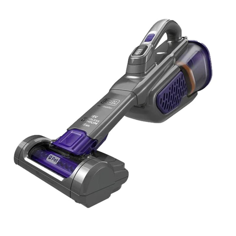 Black+Decker Akkusauger Dustbuster BHHV520BFP 18 Volt titanium-silber-violett
