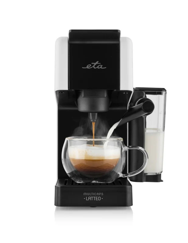 Kapselkaffeemaschine ETA Multicaps Latteo 8175 90000 weiß