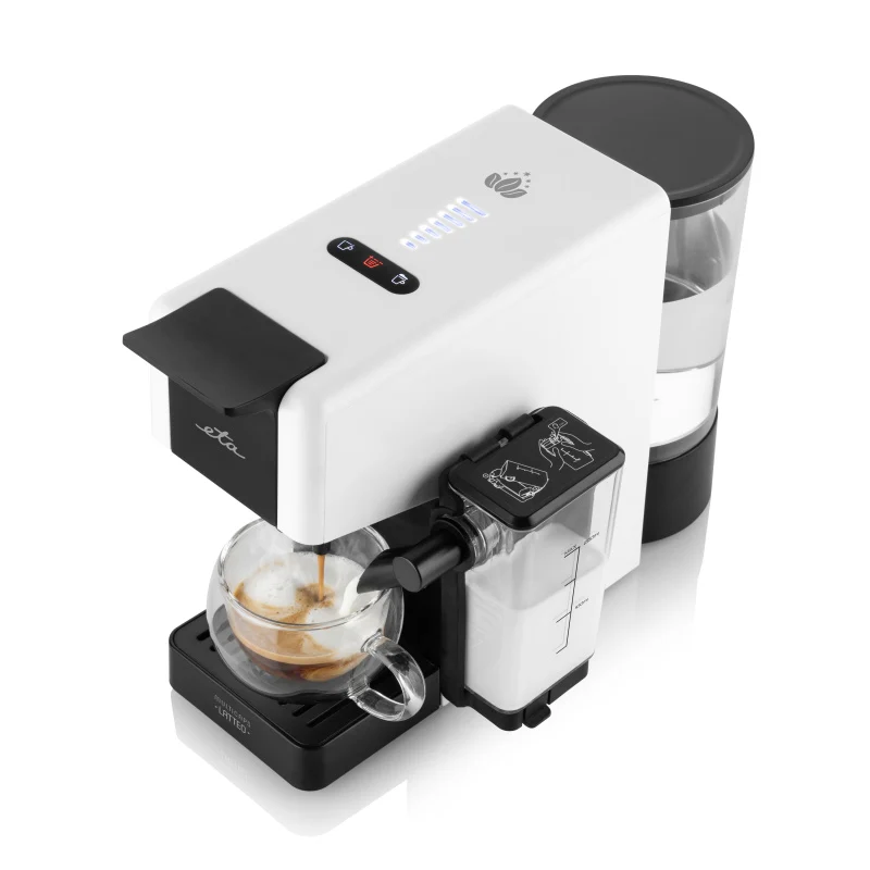 Kapselkaffeemaschine ETA Multicaps Latteo 8175 90000 weiß