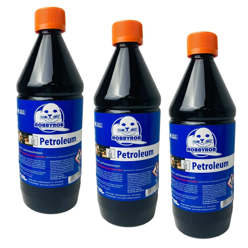 Robbyrob Lampenöl Petroleum geruchlos für Petroleumlampe Öllampe ab 1L