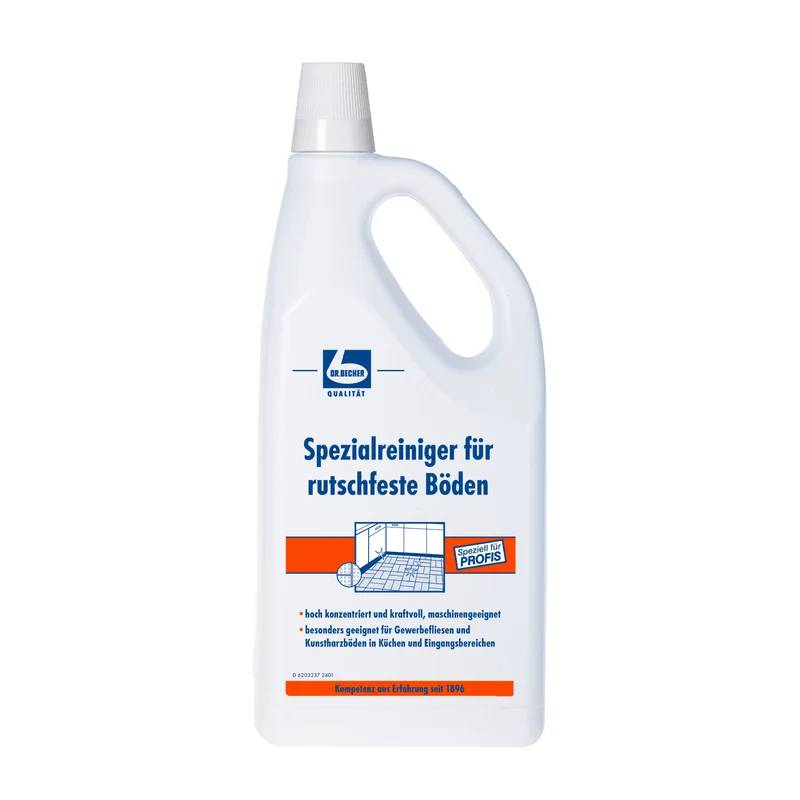 Dr. Becher Spezialreiniger für rutschfeste Böden | Flasche (2 l)