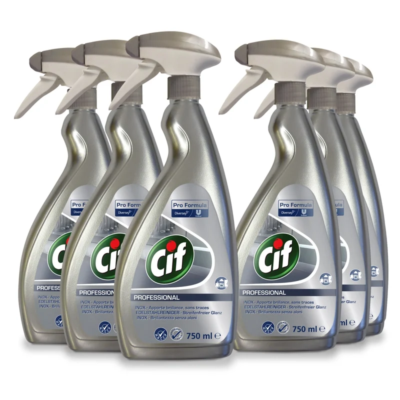 Cif Edelstahlreiniger Küchenreiniger für Edelstahl ab 0,75L