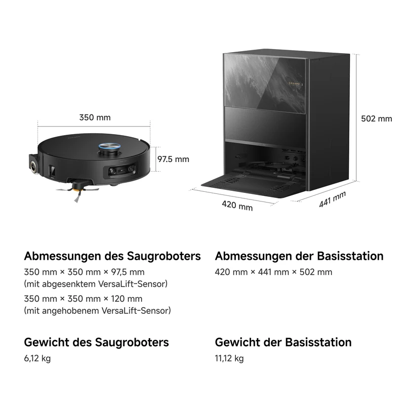 Dreame Aqua20 Pro Ultra Roller X Complete Schwarz