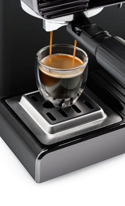 Hebel-Kaffeemaschine ETA Aromico 5175 90000 schwarz/chrom