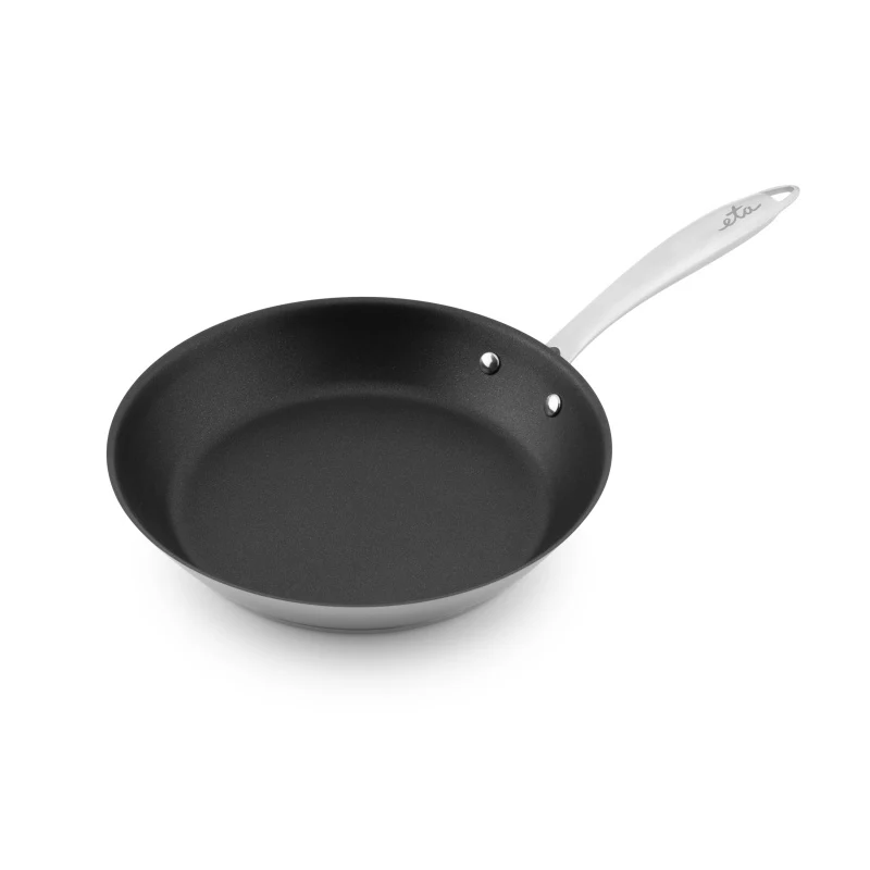 Pfanne ETA INOX 4930 90000, 24 cm schwarz/silber