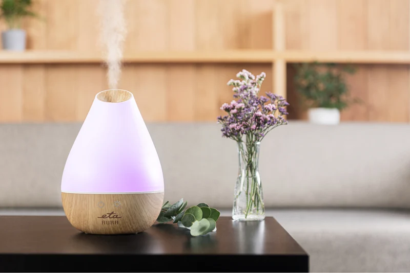 Luftbefeuchter ETA Aura 7634 90000 weiß/holz