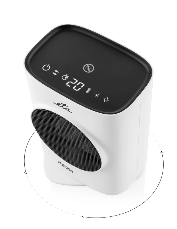 Heizlüfter ETA Fogos II 4623 90000 weiß