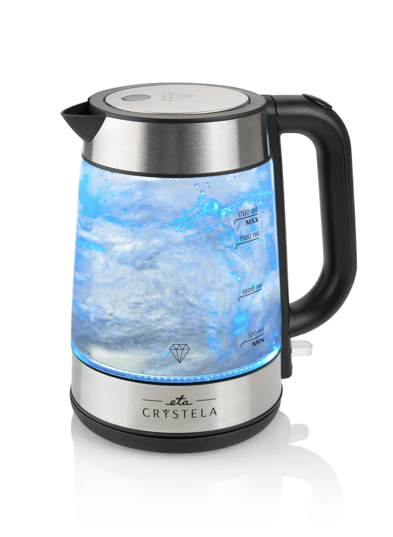 Elektrischer Wasserkocher ETA Crystela 6153 90000 (ETA615390000) rostfreier stahl/glas